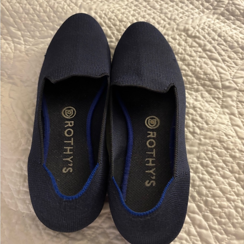 Rothy's Women's Navy Knit Flats